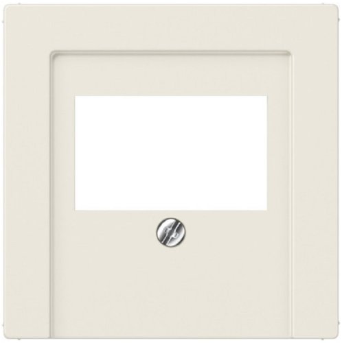 Лицевая панель Jung EcoProfi для 2-м. розетки USB/аудио слоновая кость фото Лицевая панель Jung EcoProfi для 2-м. розетки USB/аудио слоновая кость картинка